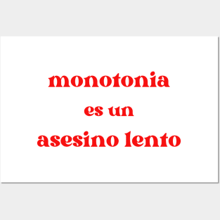 Monotonia Posters and Art